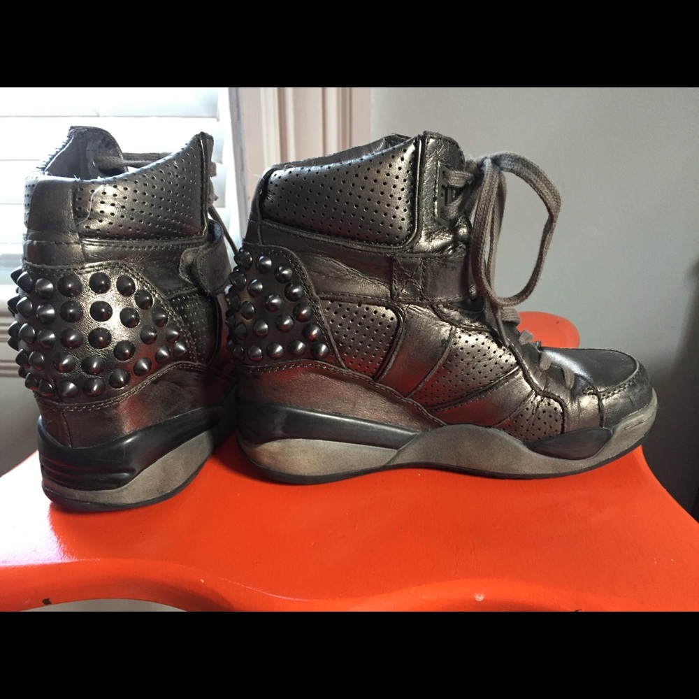 Ash wedged studded hi top sneakers - 37